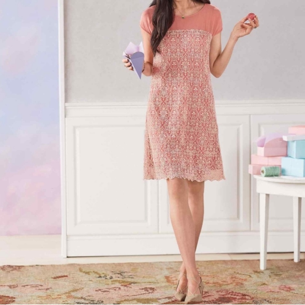 Sundance Rose Palace Embroidered Dress
Size S